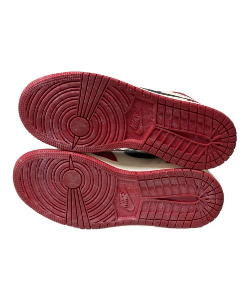 NIKE（ナイキ）NIKE (ナイキ) AIR JORDAN 1 RETRO HIGH OG GS ホワイト×レッド サイズ:US3.5Yの古着・服飾アイテム