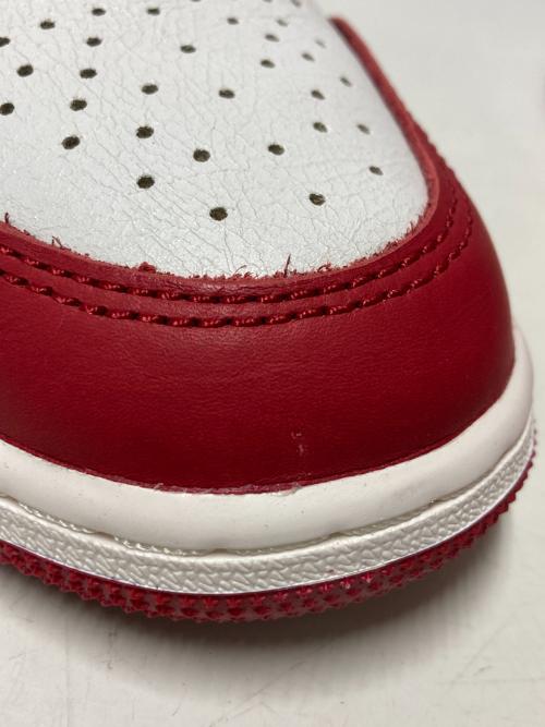 NIKE（ナイキ）NIKE (ナイキ) AIR JORDAN 1 RETRO HIGH OG GS ホワイト×レッド サイズ:US3.5Yの古着・服飾アイテム