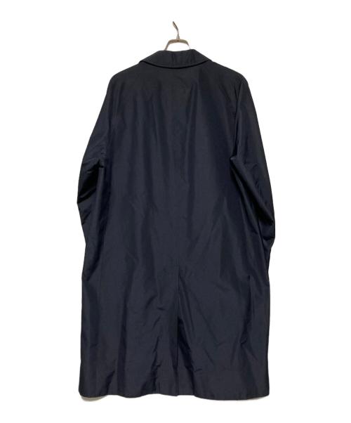 HERNO（ヘルノ）HERNO (ヘルノ) シルクステンカラーコート ネイビー サイズ:48の古着・服飾アイテム