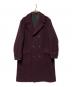 WACKO MARIA（ワコマリア）の古着「DOUBLE BREASTED CHESTERFIELD COAT (TYPE-2)」｜ボルドー