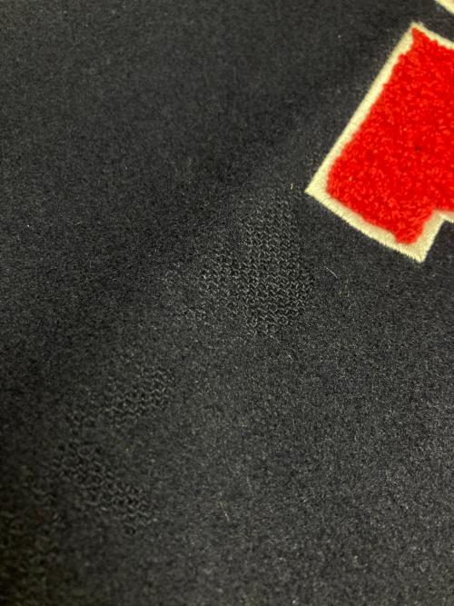 TEAM SUZUKI Racing（チームスズキレーシング）TEAM SUZUKI Racing (チームスズキレーシング) スタジャン ネイビー×ベージュ サイズ:Mの古着・服飾アイテム