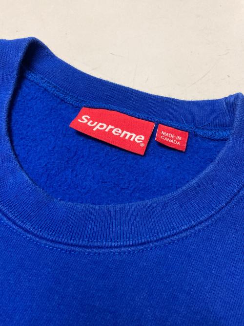 SUPREME（シュプリーム）SUPREME (シュプリーム) 20FW Futura Logo Crewneck ブルー サイズ:Lの古着・服飾アイテム