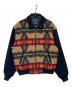 PENDLETON（ペンドルトン）の古着「90s ネイティブ柄中綿ウールジャケット」｜ネイビー×ベージュ