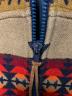 中古・古着 PENDLETON (ペンドルトン) 90s ネイティブ柄中綿ウールジャケット ネイビー×ベージュ サイズ:L：18000円