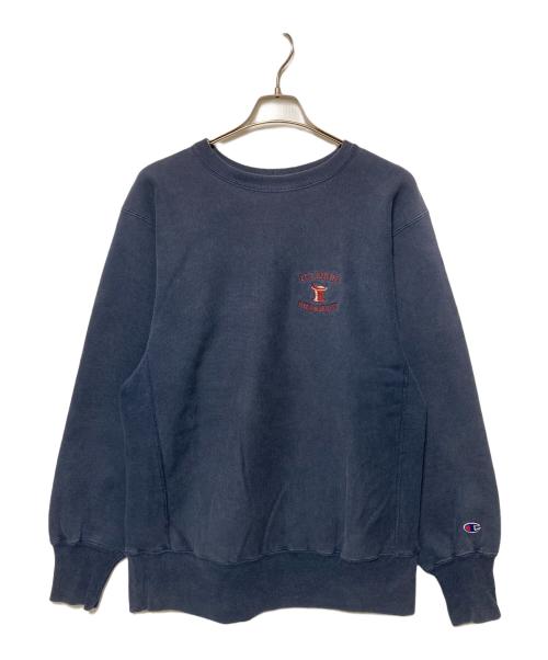 Champion REVERSE WEAVE（チャンピオン リバース ウィーブ）Champion REVERSE WEAVE (チャンピオン リバース ウィーブ) 90'sリバースウィーブスウェット ネイビー サイズ:Lの古着・服飾アイテム