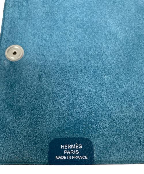 HERMES（エルメス）HERMES (エルメス) 手帳カバー ブルーの古着・服飾アイテム