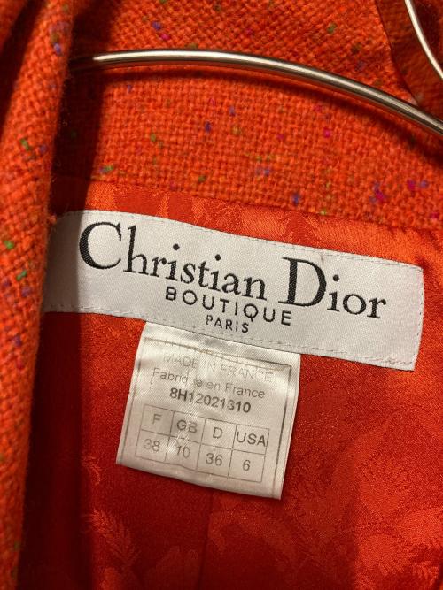 Christian Dior BOUTIQUE（クリスチャン ディオールブティック）Christian Dior BOUTIQUE (クリスチャン ディオールブティック) ジャケット オレンジ サイズ:38の古着・服飾アイテム