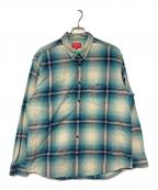SUPREMEシュプリーム）の古着「23SS Shadow Plaid Flannel Shirt」｜ブルー