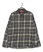 SUPREMEシュプリーム）の古着「25FW Plaid Flannel Shirt」｜ホワイト×ブラック