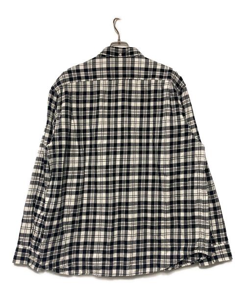 SUPREME（シュプリーム）SUPREME (シュプリーム) 25FW Plaid Flannel Shirt ホワイト×ブラック サイズ:XLの古着・服飾アイテム
