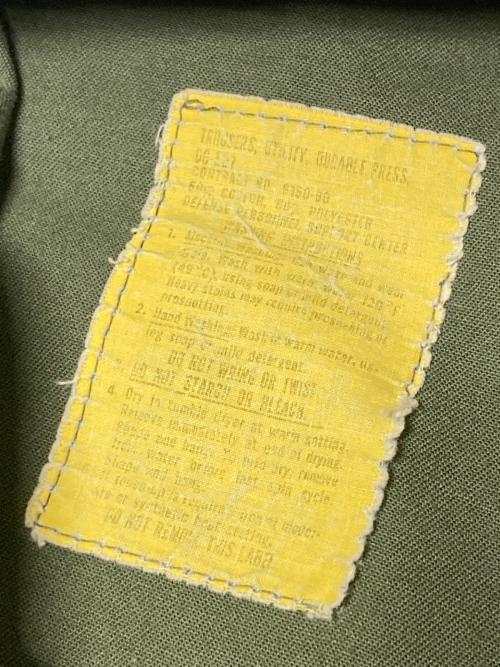 US ARMY（ユーエスアーミー）US ARMY (ユーエスアーミー) ベイカーパンツ グリーン サイズ:W34 L31の古着・服飾アイテム