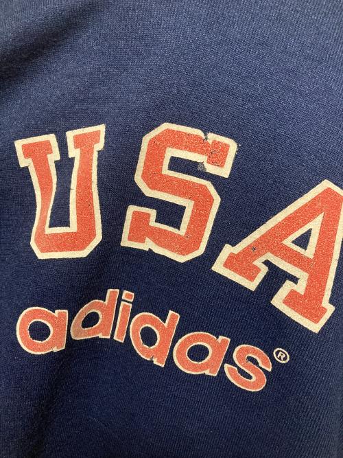 adidas（アディダス）adidas (アディダス) 80s プルオーバーパーカー ブルー サイズ:Mの古着・服飾アイテム