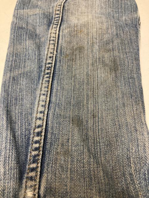 Wrangler（ラングラー）Wrangler (ラングラー) バック刺繍ジップアップデニムジャケット インディゴ サイズ:-の古着・服飾アイテム