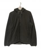 GR10Kジーアールテンケー）の古着「POLARTEC FLEECE HOODIE JUMPER」｜ブラック