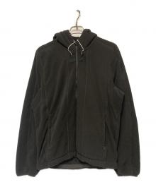 GR10K（ジーアールテンケー）の古着「POLARTEC FLEECE HOODIE JUMPER」｜ブラック