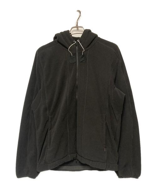 GR10K（ジーアールテンケー）GR10K (ジーアールテンケー) POLARTEC FLEECE HOODIE JUMPER ブラック サイズ:Mの古着・服飾アイテム