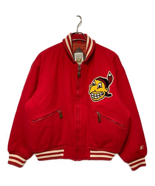 STARTER（スターター）STARTER (スターター) スタジャン レッド サイズ:Mの古着・服飾アイテム