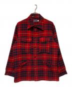 PENDLETONペンドルトン）の古着「チェックシャツジャケット」｜レッド