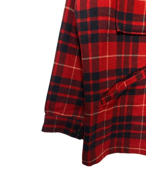 PENDLETON（ペンドルトン）PENDLETON (ペンドルトン) チェックシャツジャケット レッド サイズ:Mの古着・服飾アイテム