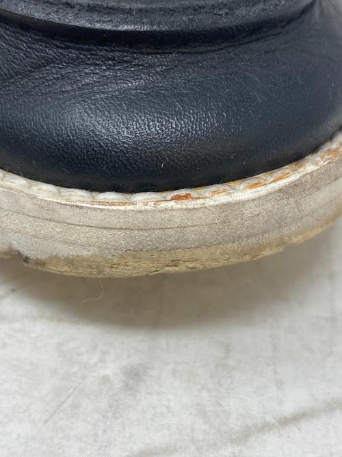 Maison Margiela（メゾンマルジェラ）Maison Margiela (メゾンマルジェラ) レザースリッポン ブラック サイズ:42の古着・服飾アイテム