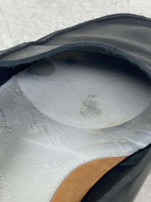 Maison Margiela（メゾンマルジェラ）Maison Margiela (メゾンマルジェラ) レザースリッポン ブラック サイズ:42の古着・服飾アイテム