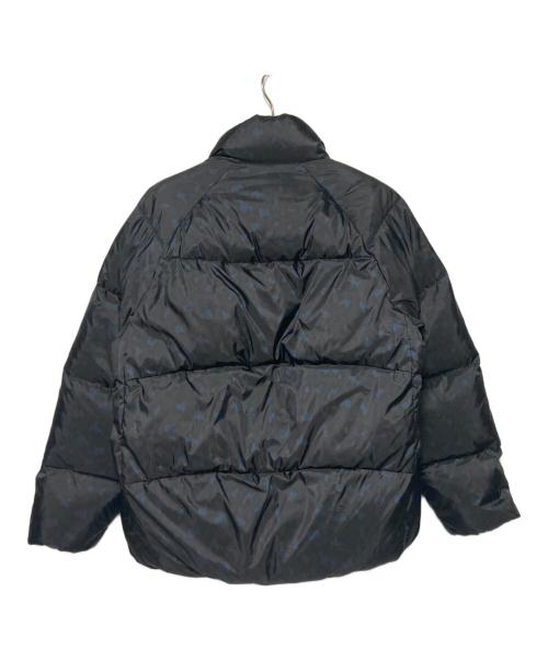 New Era（ニューエラ）New Era (ニューエラ) kompakt record bar (コンパクトレコードバー) レオパードダウンジャケット ブラック サイズ:Mの古着・服飾アイテム