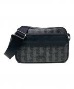 LACOSTEラコステ）の古着「ザ ブレンド モノグラムコンビレポーターバッグ」｜ブラック