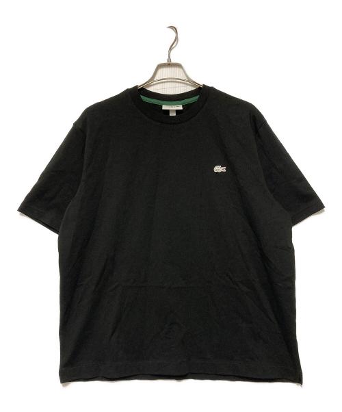LACOSTE（ラコステ）LACOSTE (ラコステ) バックプリントベーシックTシャツ ブラック サイズ:5 未使用品の古着・服飾アイテム