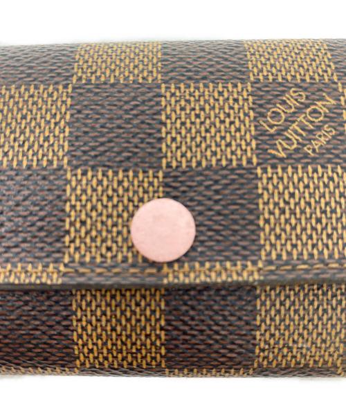 LOUIS VUITTON（ルイ ヴィトン）LOUIS VUITTON (ルイ ヴィトン) キーケース　ミュルティクレ6ローズバレリーヌ  ブラウンの古着・服飾アイテム