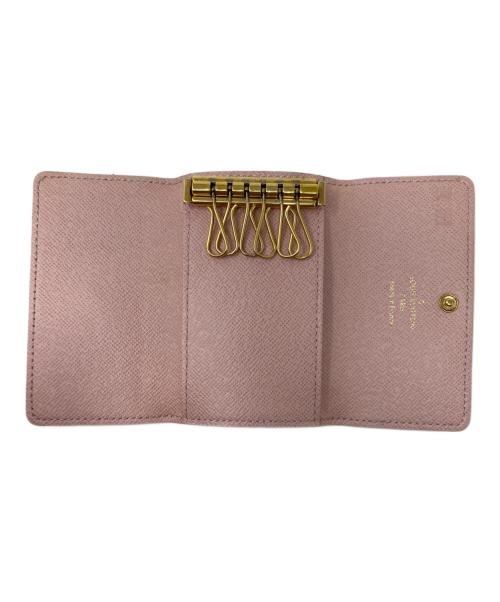 LOUIS VUITTON（ルイ ヴィトン）LOUIS VUITTON (ルイ ヴィトン) キーケース　ミュルティクレ6ローズバレリーヌ  ブラウンの古着・服飾アイテム