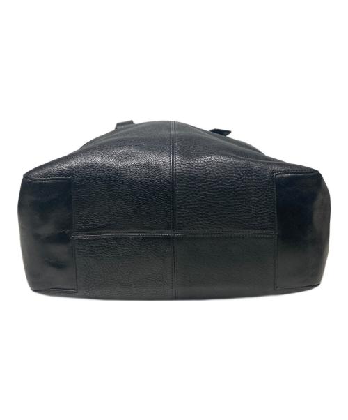HIROFU（ヒロフ）HIROFU (ヒロフ) レザートートバッグ ブラックの古着・服飾アイテム