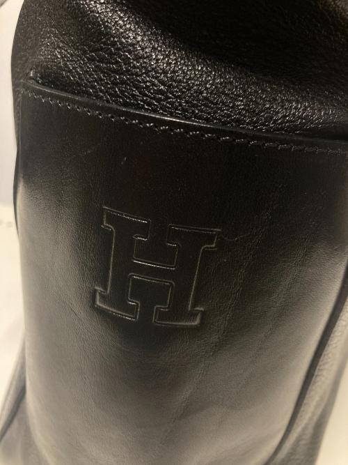 HIROFU（ヒロフ）HIROFU (ヒロフ) レザートートバッグ ブラックの古着・服飾アイテム