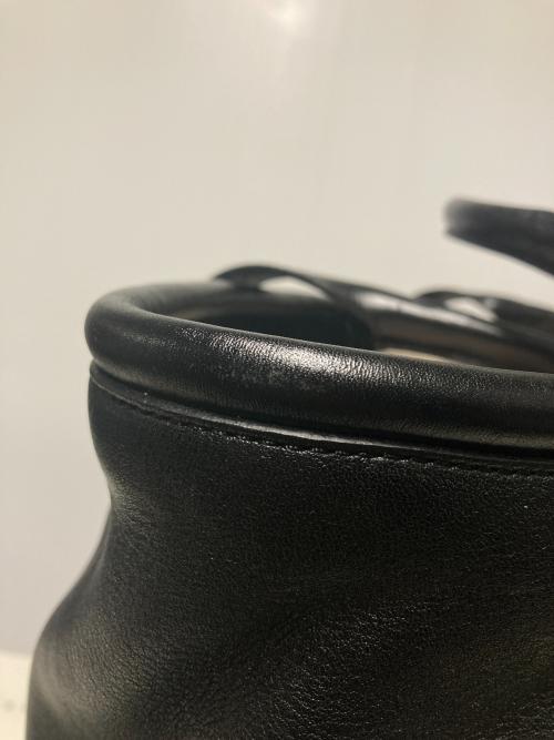 HIROFU（ヒロフ）HIROFU (ヒロフ) レザートートバッグ ブラックの古着・服飾アイテム