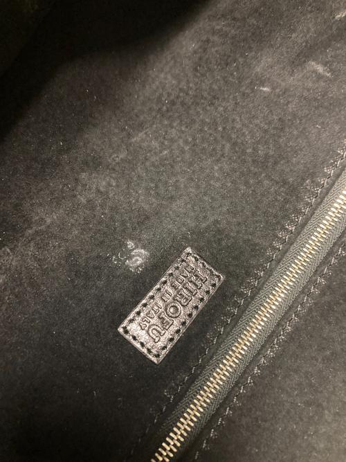 HIROFU（ヒロフ）HIROFU (ヒロフ) レザートートバッグ ブラックの古着・服飾アイテム