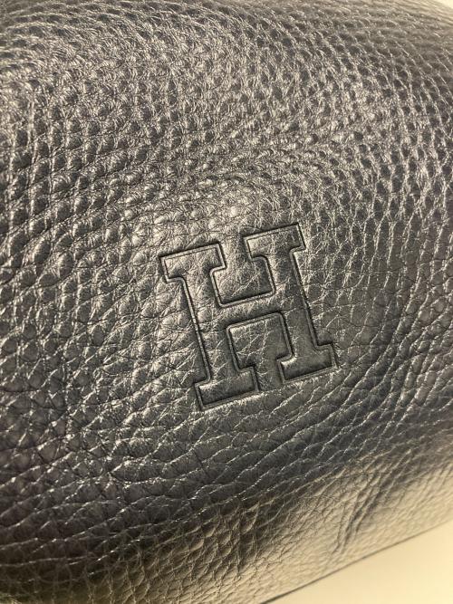 HIROFU（ヒロフ）HIROFU (ヒロフ) レザートートバッグ ネイビーの古着・服飾アイテム