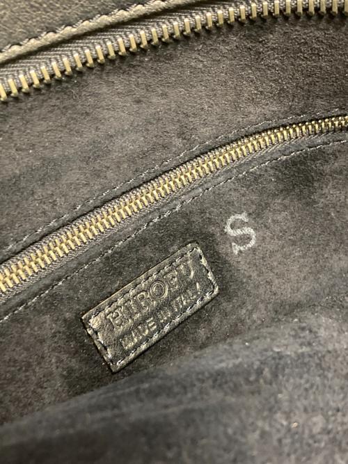 HIROFU（ヒロフ）HIROFU (ヒロフ) レザートートバッグ ネイビーの古着・服飾アイテム