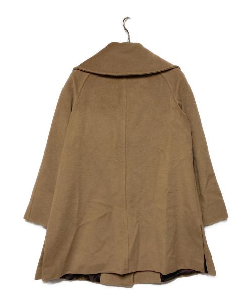 Max Mara Studio（マックスマーラ ストゥディオ）Max Mara Studio (マックスマーラ ストゥディオ) ウールビッグカラーコート ブラウン サイズ:40の古着・服飾アイテム