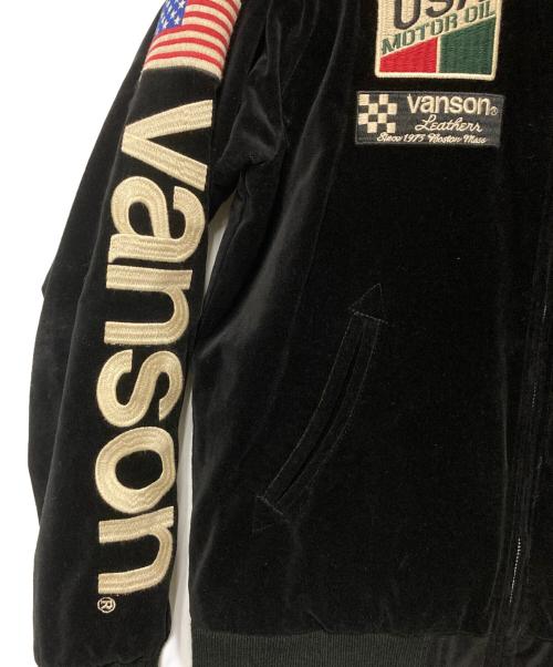 VANSON（バンソン）VANSON (バンソン) ワンスター別注 リバーシブルスタジャン ブラック サイズ:Mの古着・服飾アイテム