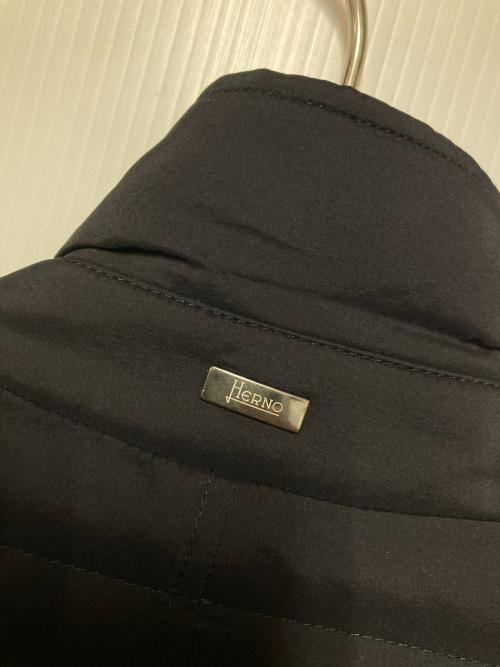 HERNO（ヘルノ）HERNO (ヘルノ) IL CAPPOTTO DOWN CHESTER COAT / ダウンコート ブラック サイズ:46の古着・服飾アイテム