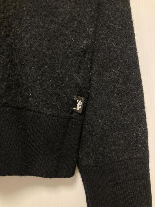 stussy（ステューシー）stussy (ステューシー) カシミヤブレンドクルーネックニット ブラック サイズ:Mの古着・服飾アイテム