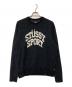 stussy（ステューシー）の古着「カシミヤブレンドクルーネックニット」｜ブラック