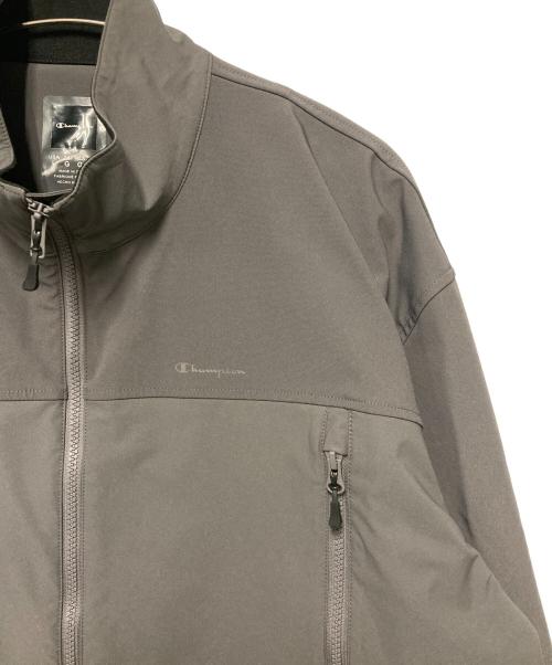 Champion（チャンピオン）Champion (チャンピオン) ストレッチナイロンジップジャケット / ブラックエディション グレー サイズ:XLの古着・服飾アイテム