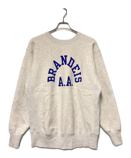 Champion REVERSE WEAVE（チャンピオン リバース ウィーブ）Champion REVERSE WEAVE (チャンピオン リバース ウィーブ) 2ndパテントモデルクルーネックスウェット グレー サイズ:Mの古着・服飾アイテム