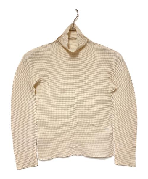 me ISSEY MIYAKE（ミーイッセイ ミヤケ）me ISSEY MIYAKE (ミーイッセイ ミヤケ) ポップコーンカットソー ベージュ サイズ:-の古着・服飾アイテム