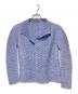 me ISSEY MIYAKE（ミーイッセイ ミヤケ）の古着「ポップコーンカーディガン」｜ブルー