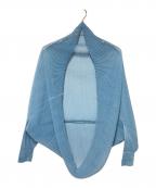PLEATS PLEASEプリーツプリーズ）の古着「ボレロカーディガン」｜ブルー