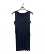 PLEATS PLEASEプリーツプリーズ）の古着「プリーツノースリーブワンピース」｜ブラック