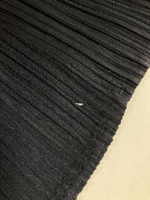 PLEATS PLEASE（プリーツプリーズ）PLEATS PLEASE (プリーツプリーズ) 半袖プリーツワンピース ネイビー サイズ:3の古着・服飾アイテム