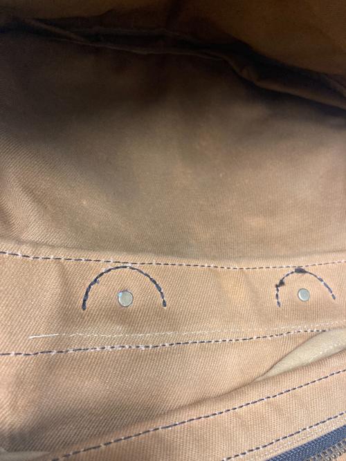 C.C. Filson（フィルソン）C.C. Filson (フィルソン) RUCK SACK / レザーコンビキャンバスバックパック キャメルの古着・服飾アイテム