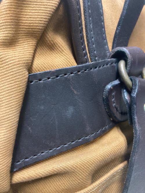 C.C. Filson（フィルソン）C.C. Filson (フィルソン) RUCK SACK / レザーコンビキャンバスバックパック キャメルの古着・服飾アイテム